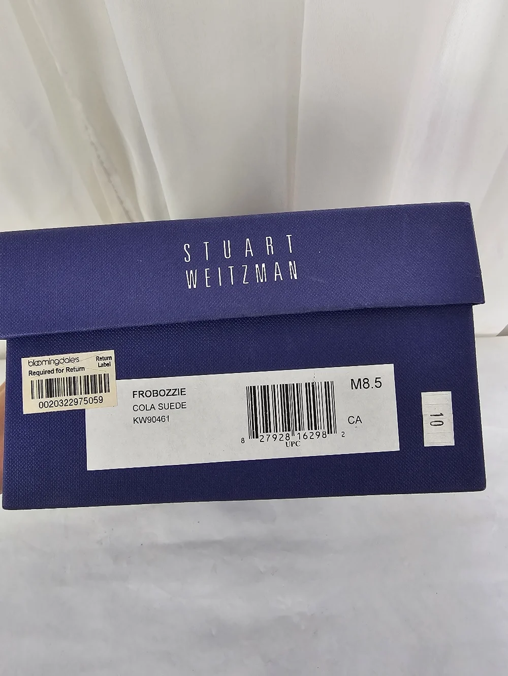 Stuart Weitzman Frobozzie Brown Cola Suede Pleated Wedge Pumps Preppy 90s 8.5 - Picture 13 of 13